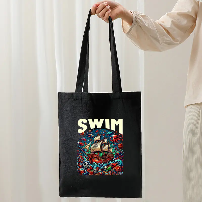 Arirang 2.0 World Tour 2026 Tote Bag Large Capacity Handbag Multi Functional Shopping Canvas Bags Kpop Fan Gift Swim Album