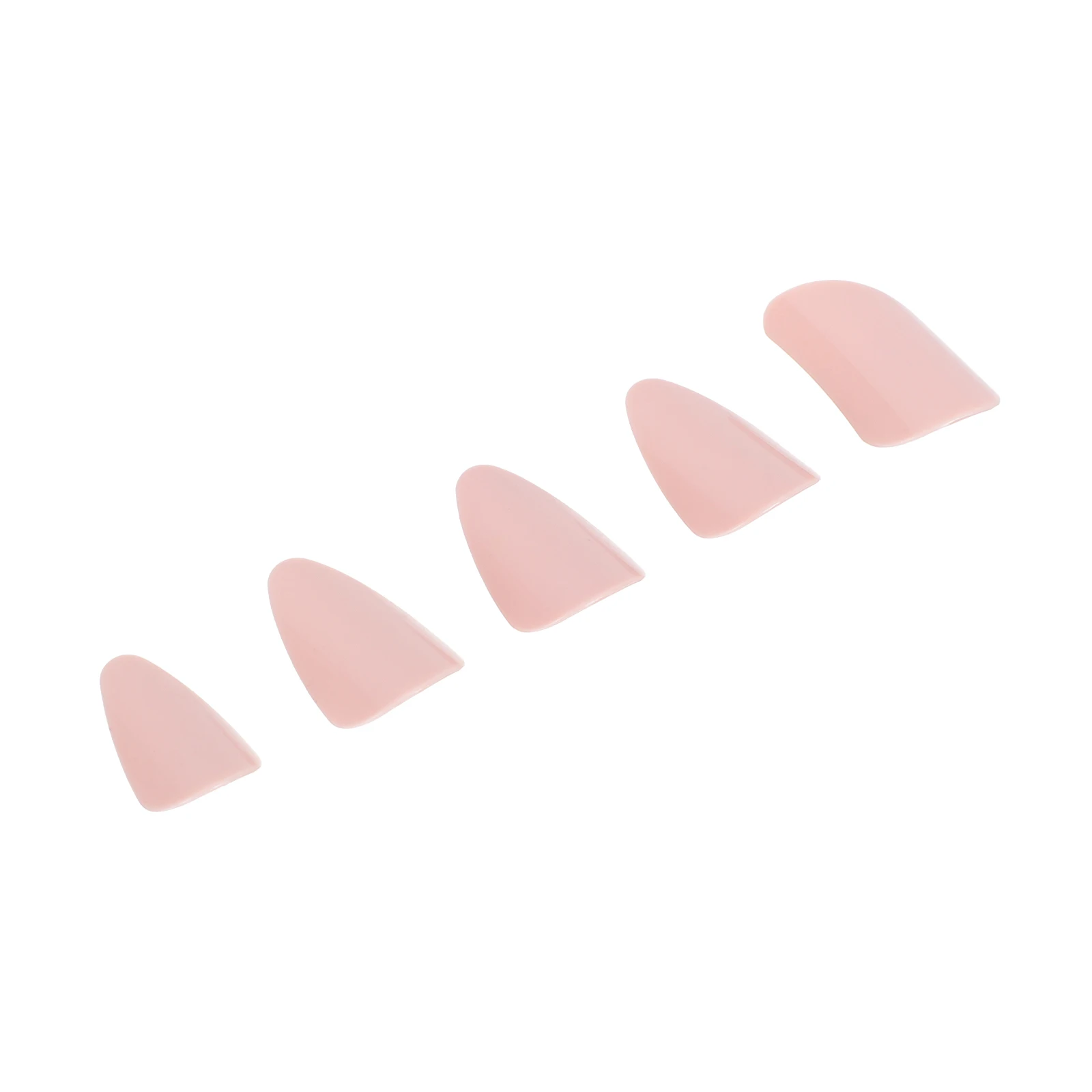 5 個のリュートネイルプロテクター 弦楽器演奏用プレミアムフェイクネイル 暖かい音 中程度の硬度 指先保護