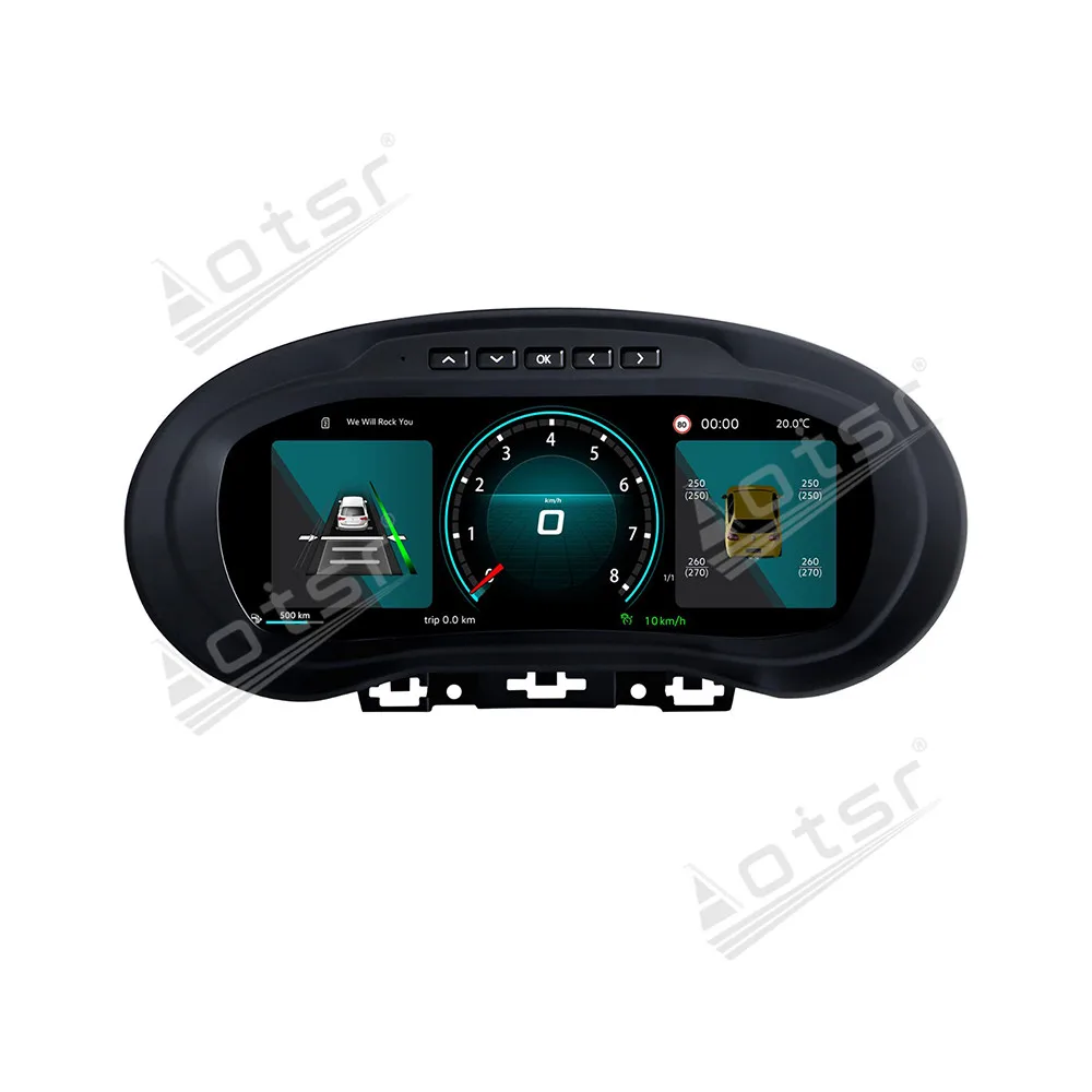 Digital Virtual Cockpit For Volkswagen POLO LCD Instrument Panel 2012-2018 Cluster Dashboard Speed Meter Scree Digital Cluster
