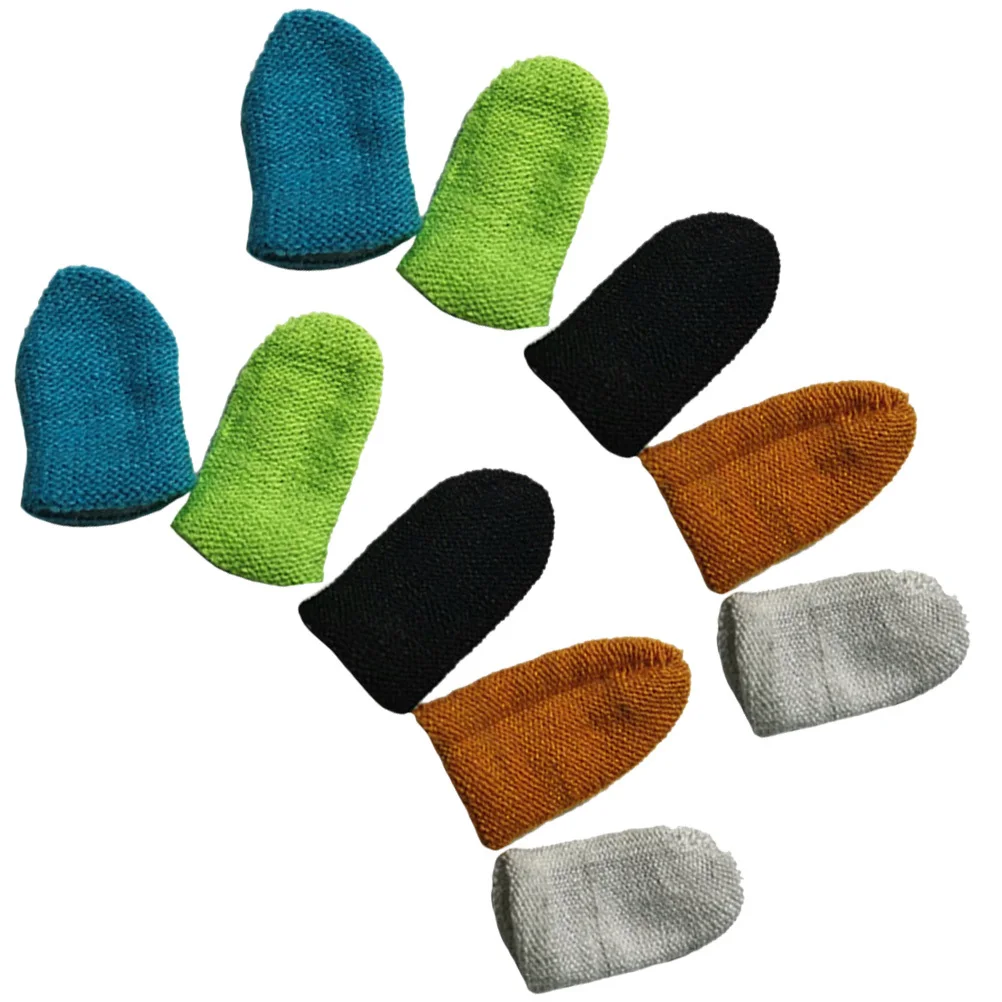 

10Pcs Anti Sweat Finger Sleeves Phone Game Touch Screen Cover Anti Slip Gaming Fingers Protector Finger Sleeves for Phone Game