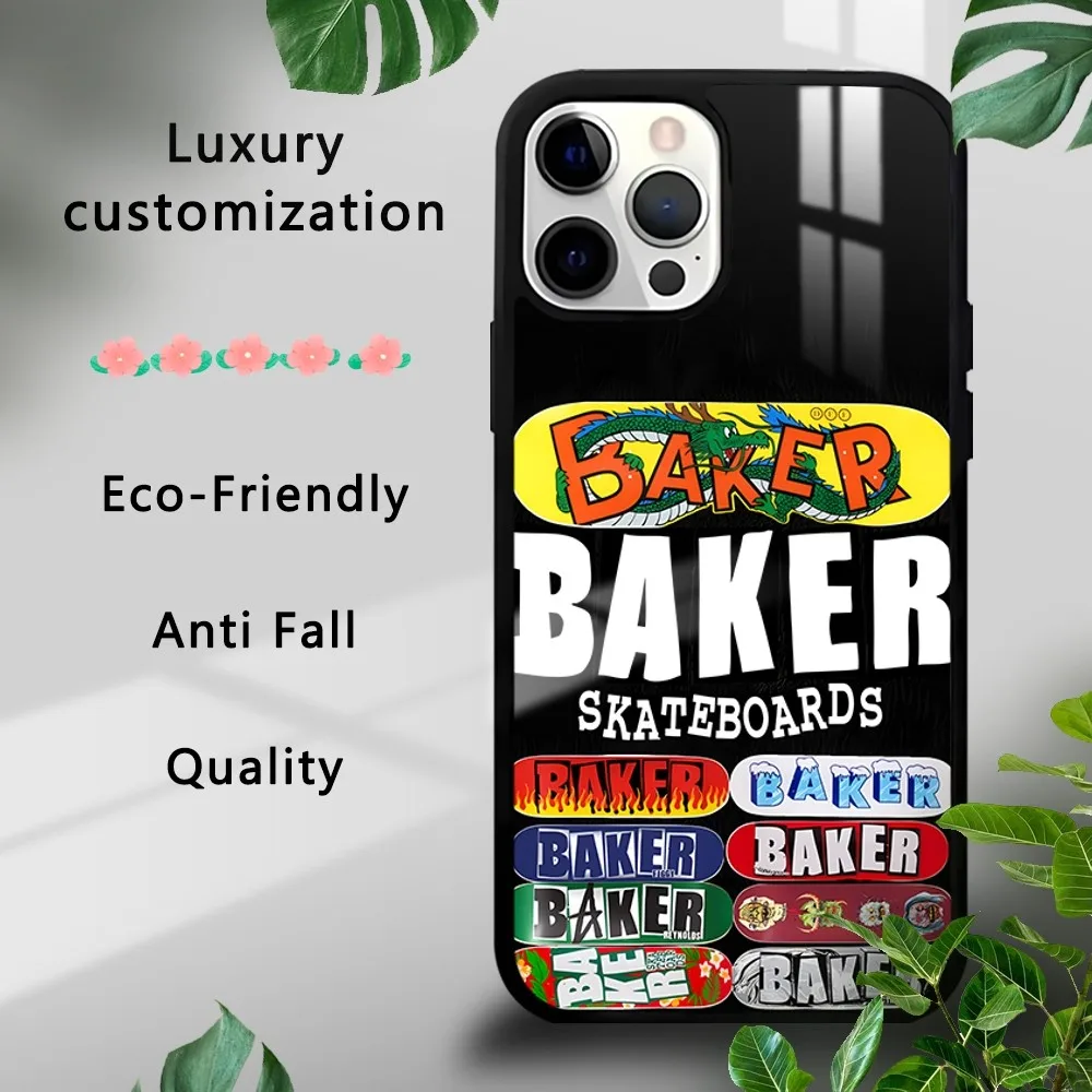 Skateboarding B-BakeRs Phone Case For iPhone 16 15 14 13 12 11 Pro Xs Max Mini Plus Celulares Hard Funda