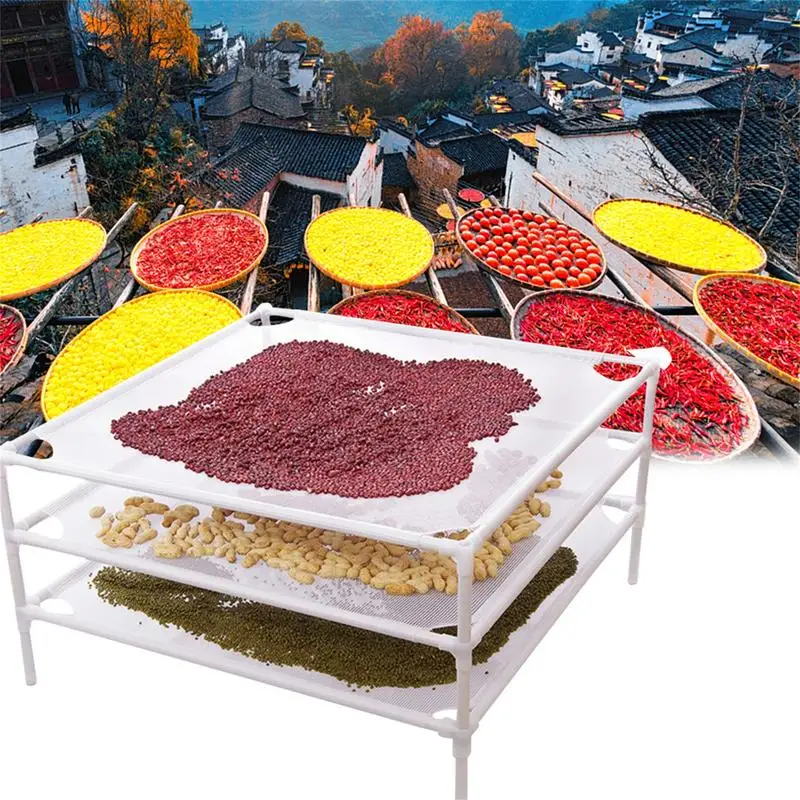 Sweater Drying Rack Flat Stackable Flat Laundry Drying Rack For Indoor And Outdoor Clothes Flower Drying Rack Mesh With Lay