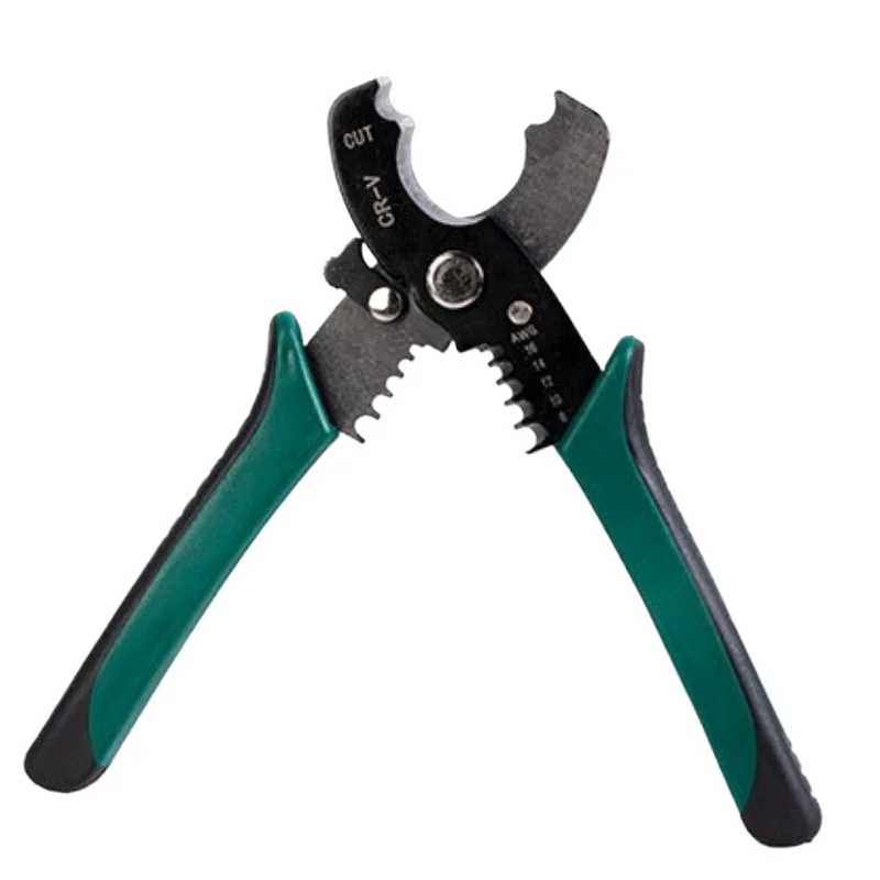 

For Electricians Mechanics Wire Stripper Tool 8-inch Cable Stripper Auto Cutter Crimper Hot Selling All-in-one Wire Stripper