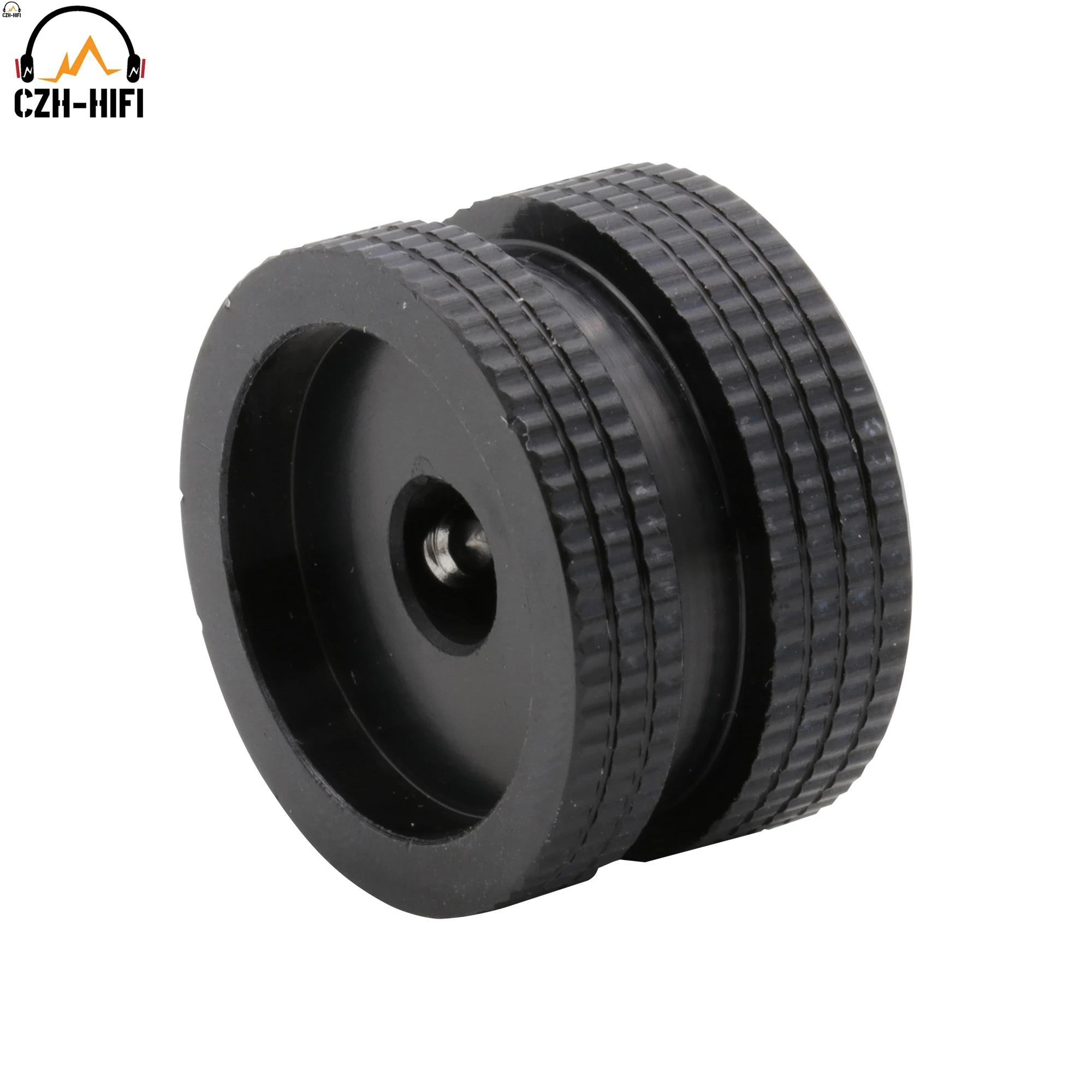 1pc 25x15,5mm Audio Lautstärke Control Knopf CNC Gefräste Solide Aluminium Verstärker Potentiometer CD-Player DAC Plattenspieler dreh Kno – Detail 3