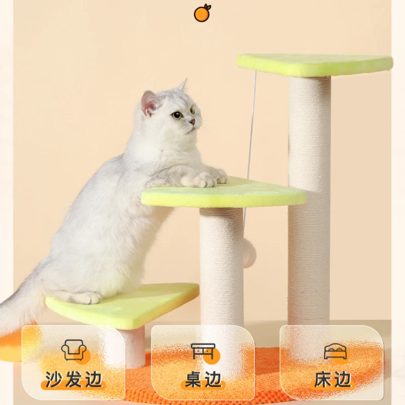 

Cat Climbing Frame Tree Nest, One Small Cat Scratching Column Toy, Scratching Board, Jumping Platform, Pet Supplies