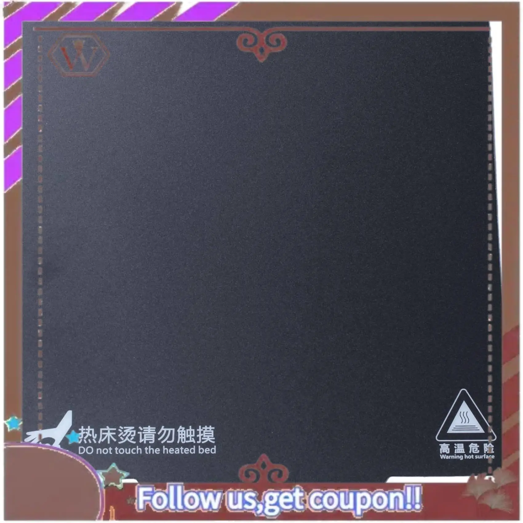 Latest 2X Printer Magnetic Hot Bed Sticker Ultra-Flexible Removable 235X235mm Build Surface For Ender 3 Pro, Ender-3, Ender-3X