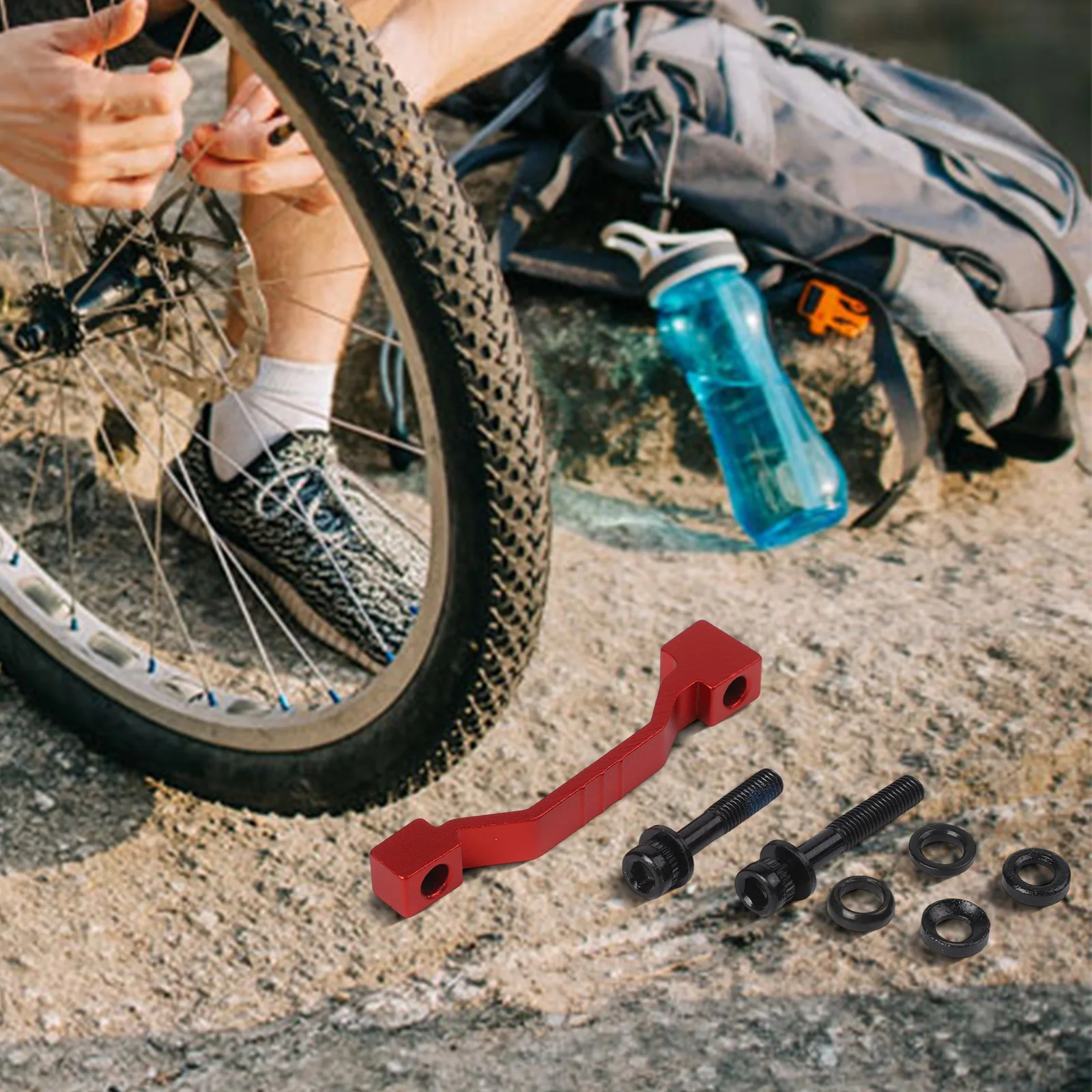 

Адаптер дискового тормоза для перехода велосипеда от 160 мм до 180/203 мм Идеально подходит для ROTOR для улучшенной остановки