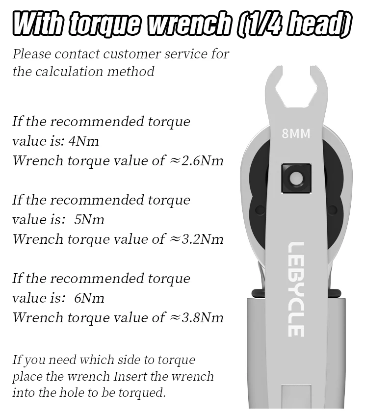 LEBYCLE MTB Rennrad Öl Rohr Drehmomentschlüssel Öl Bremse 7-8 MM Offene Rohr Locking Schraube Schlüssel Fahrrad bremse Locking Reparatur Werkzeug – Detail 6