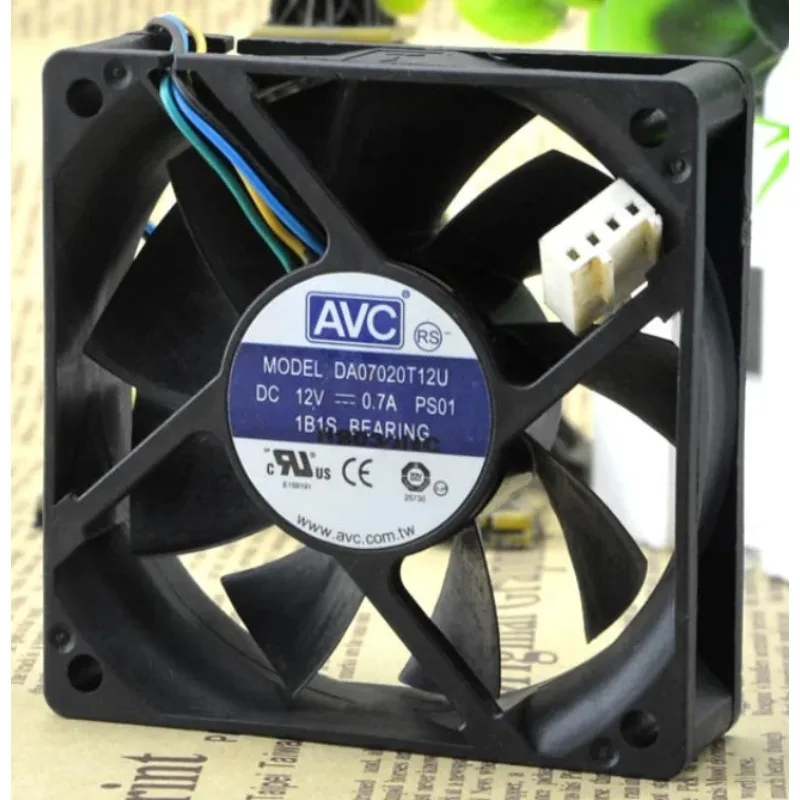 

Новый вентилятор для AVC DA07020T12U 12 В 0,7 А 7020 7 см 4-проводной контроль температуры вентилятор с большим объемом воздуха