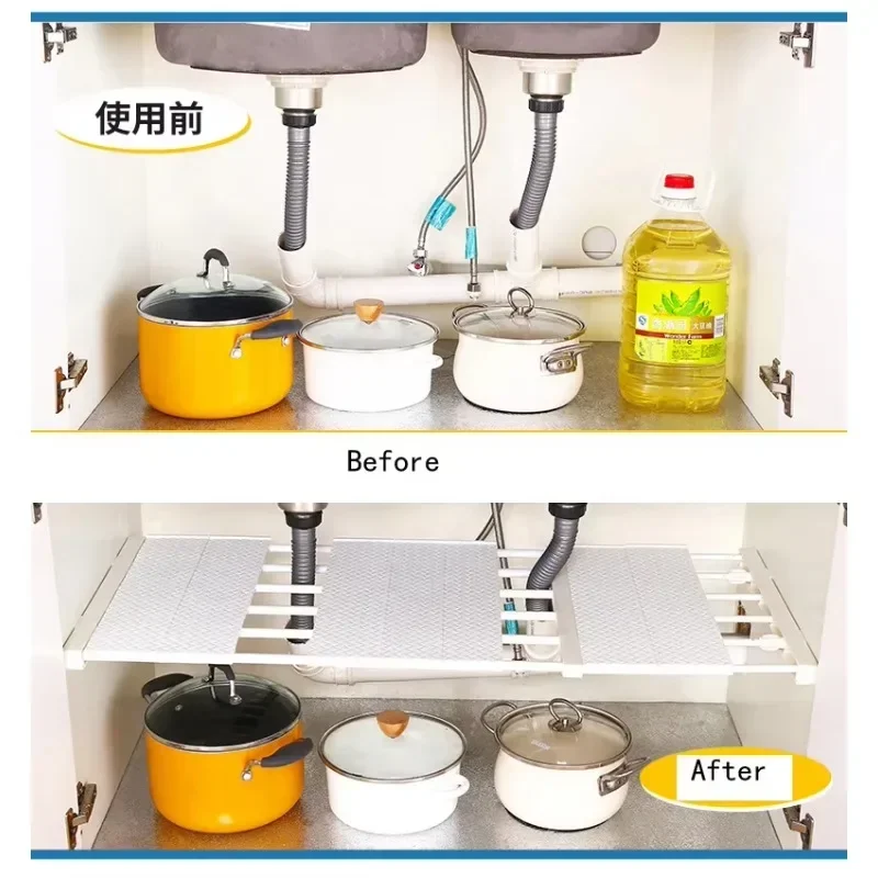 Multi-Functional Punch-Free Widened Wardrobe Division Closet Storage Rack Layered Partition