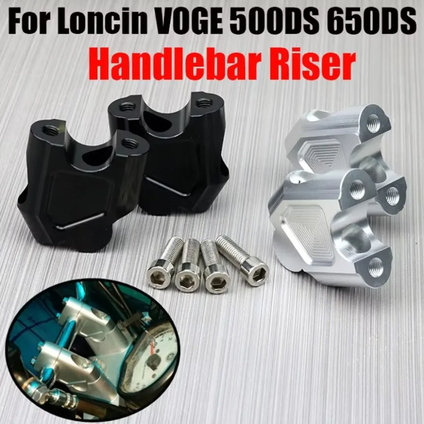 Fit for Loncin VOGE 500DS 650DS 500R 650 DS 500 R AC 500AC Motorcycle Accessories Handlebar Riser Mount Handle Clamp Rise Block