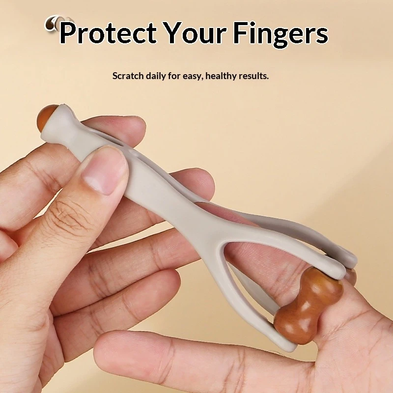 1 pcs finger massager Finger Massager Dual-Row Roller Design  Fatigue Promote Blood Circulation Portable Roller Finger Massager