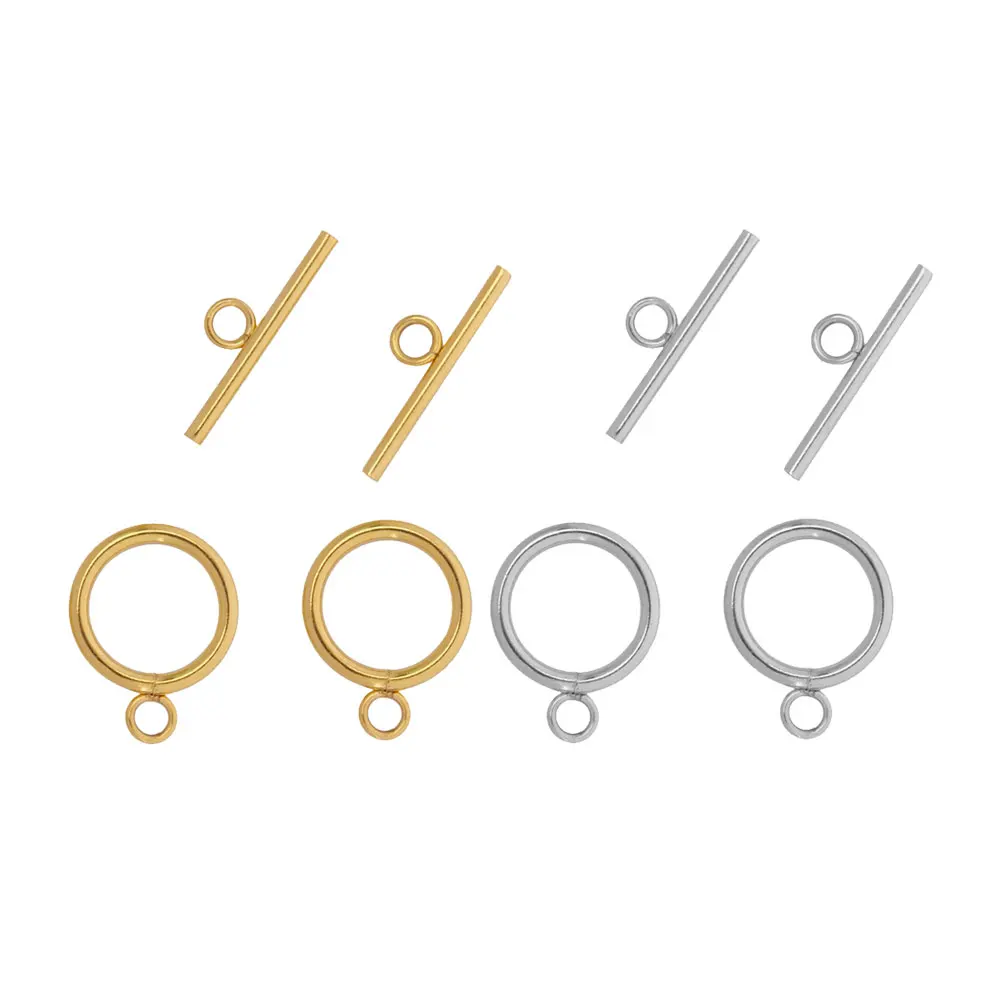 

/Set Stainless Steel Jewelry Clasps Copper Plated Diy Necklace Chain Connectors Mixed Color Durable Metal Buckles For