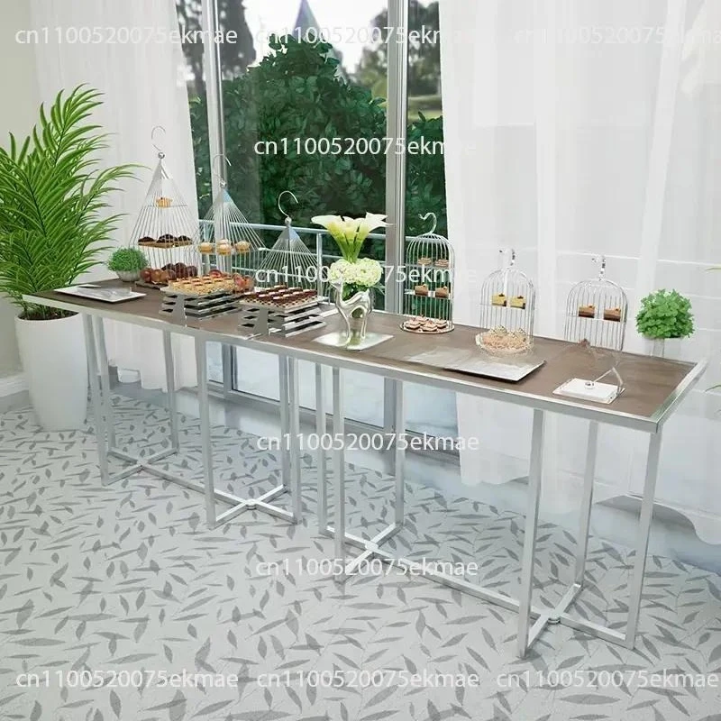 Catering Service Equipment Restaurant Catering Stainless Steel Folding Buffet Table