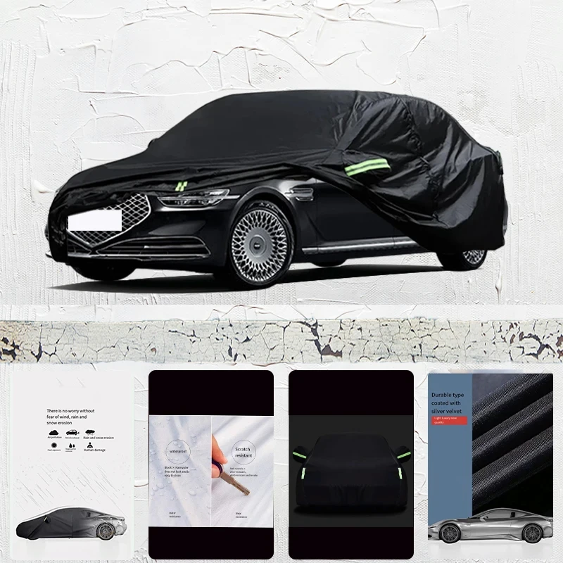 

For GENESIS-g90 Auto Anti snow Anti dust Anti-uv Anti peeling paint And Anti Rainwater 210t car cover Car cover protection