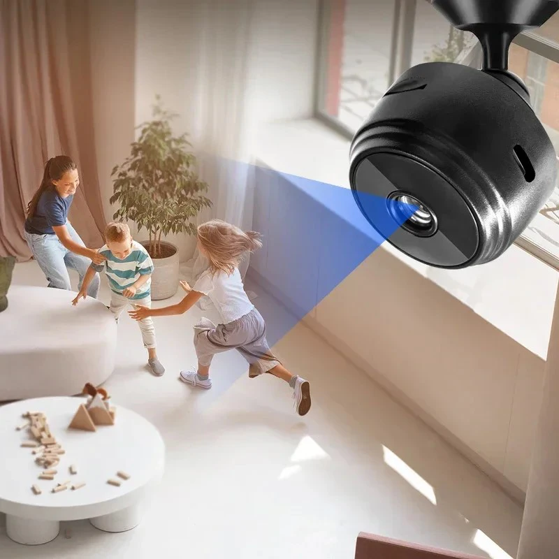 New A9 Mini Camera HD Intelligent Home Security IP WiFi Camera Monitor Mobile Remote Wireless Camera Mobile Remote Application