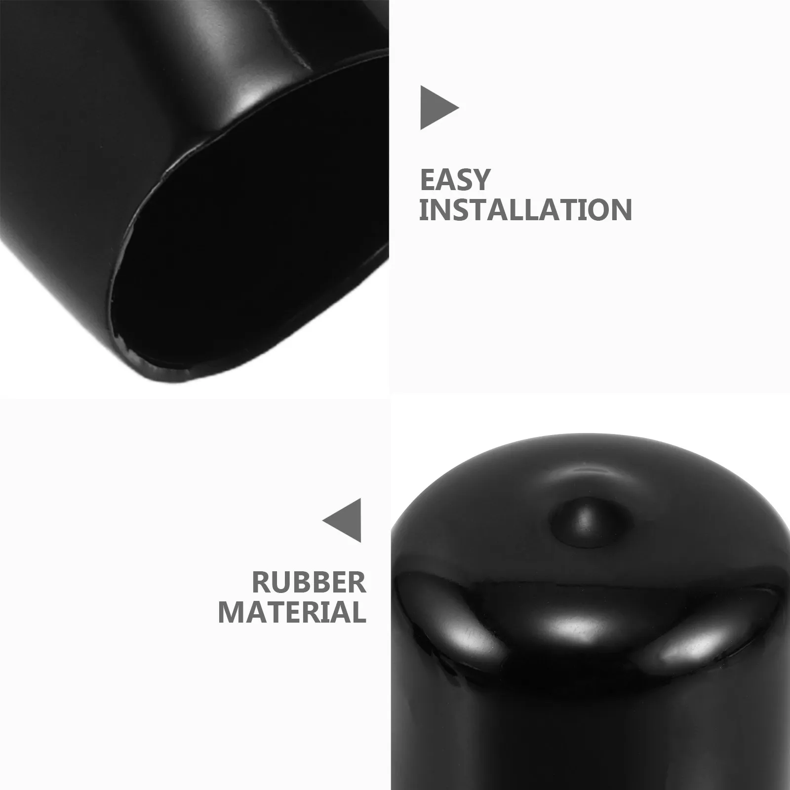 48Pcs Thread Protective Caps Rubber Screw End Covers Flexible Bolt Caps Assortment Kit for Industrial Home Maintenance