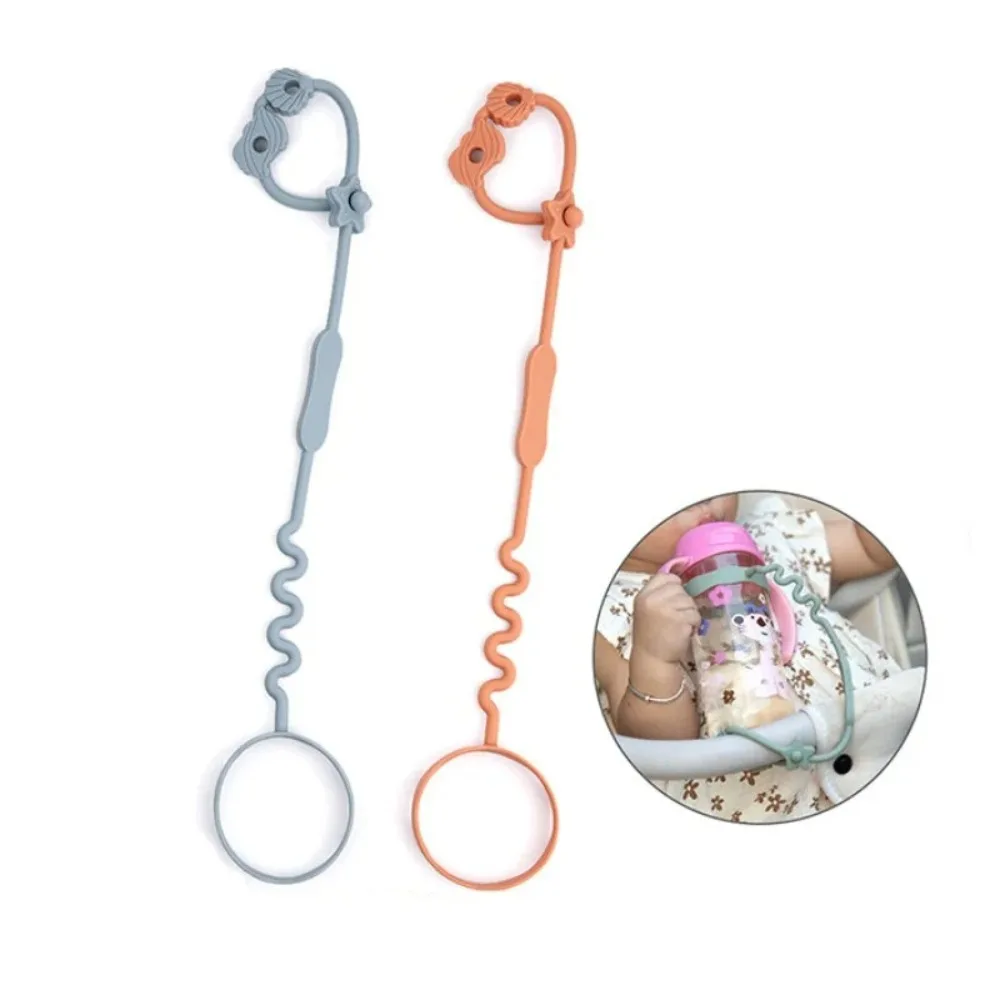 Neue Silikon Baby Schnuller Kette Anti Fall Seil Schnuller Dummy Brustwarzen Halter Clips Kinderwagen Zubehör Nippel halter