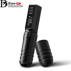 เครื่องสักแบบไร้สาย Kiss of Dragon Xnet Hunter Max-Professional เครื่องสักแบบไร้สายปรับได้2.4-4.2มม. เครื่องมือปากกาสำหรับศิลปินรอยสัก