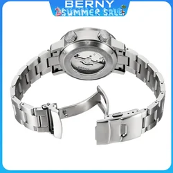 BERNY Watch Strap 100% Original 20mm Watch Stainless Steel Strap Part