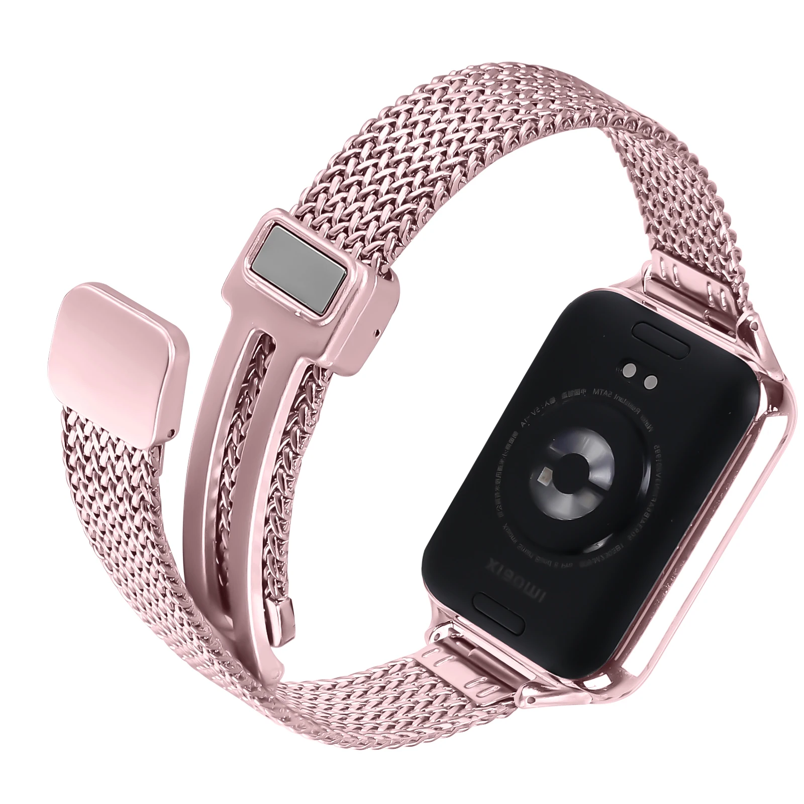 Stainless Steel Strap for Xiaomi Mi Band 8Pro/9 Pro Milanese Loop Wristband Bracelet for Redmi Watch 4 5 Replacement Accessories