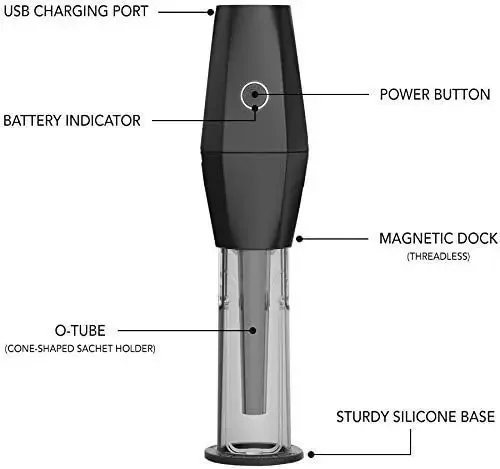 Smart Herb and Spice Grinder - OTTO by Banana Bros with Pollen Catcher