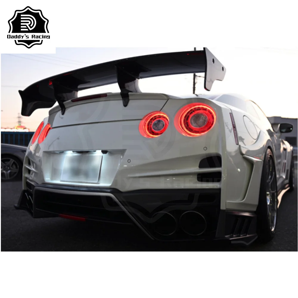 

Portion Carbon Fiber Rear Trunk Spoiler Fit For 2008-2019 R35 GTR TS Style GT Wing Car Tuning High Quality