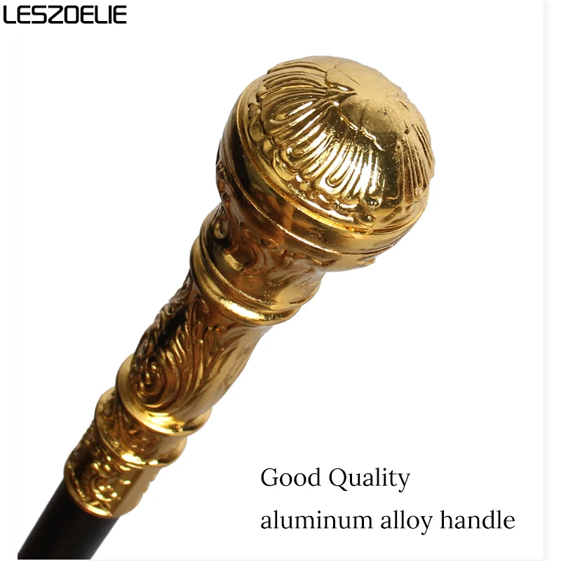 96cm Gold Luxus Griff Modische Walking Stöcke Für 2023 Mann Party Stick Frauen Elegante Walking Stöcke Abnehmbare Sticks