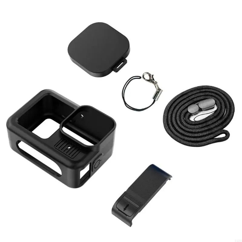 D5BB Универсальный защитный силиконовый чехол для камеры. Силиконовый чехол, крышки объективов и ремешок для удобной переноски.