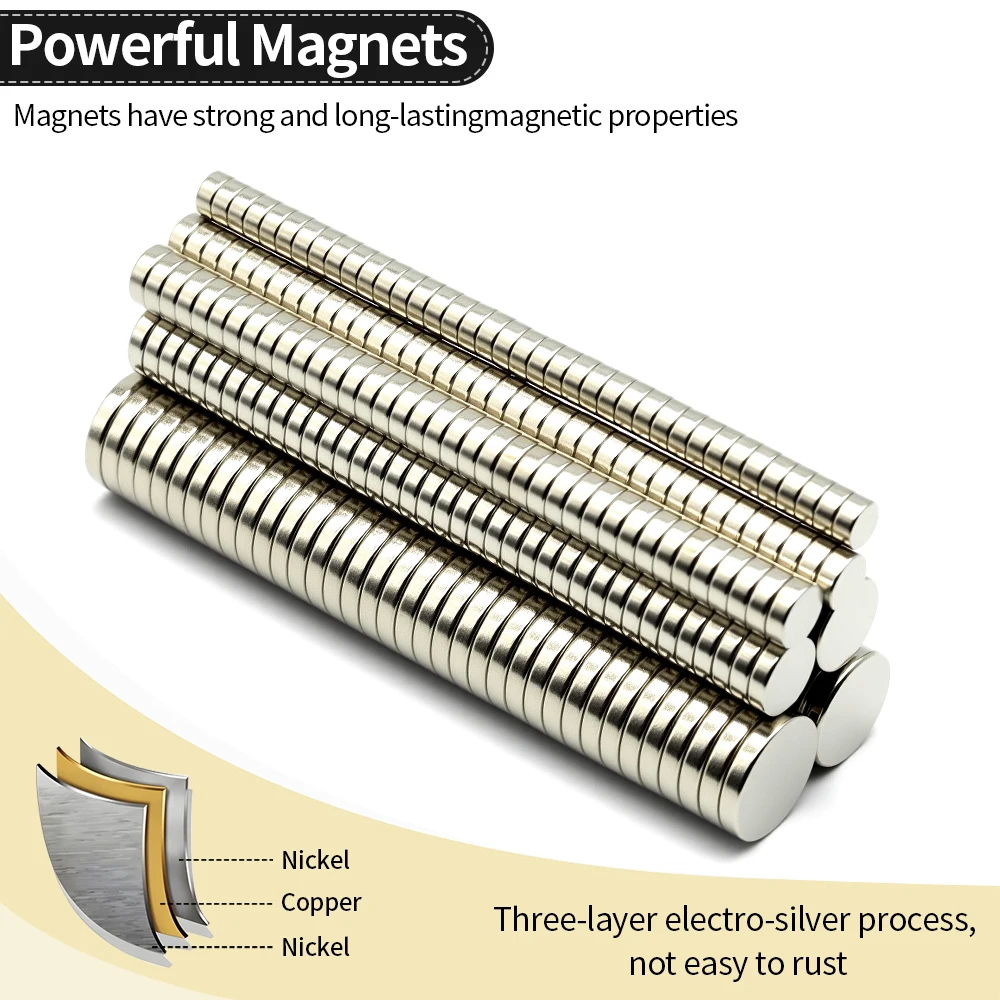 سوبر قوي مغناطيس النيوديميوم N35 ندفيب المغناطيسي الدائم imanes جولة مغناطيس قوي الثلاجة 3x3 6x3 8x3 10x3 12x3 20x3