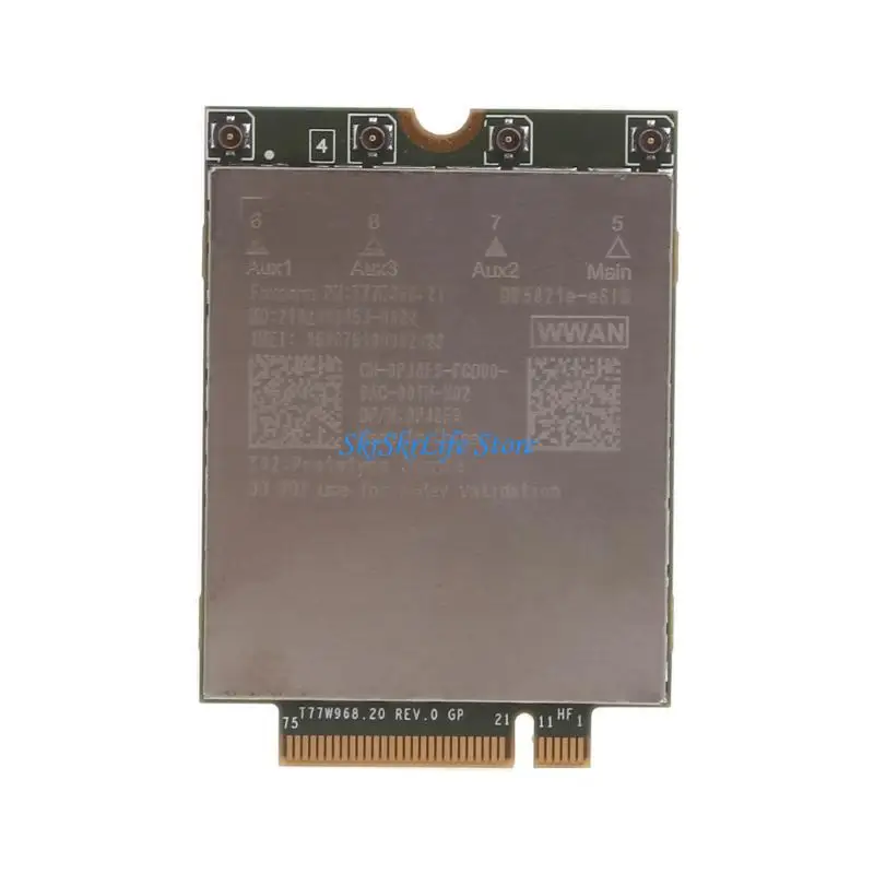 

E65E T77W968 For Dell DW5821e LTE Cat16 GNSS 4G WWAN Card Module for Lattitude 5420