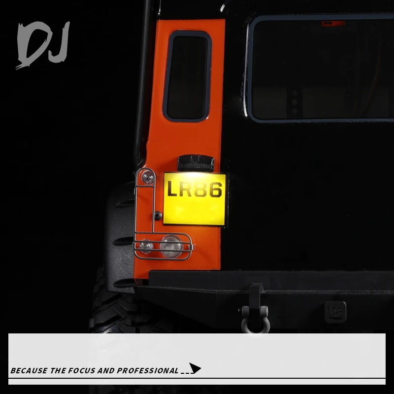 DC 1/10 lampada luce targa posteriore per TRX4 Defender Wrangler 90046 KM2 simulazione accessori di aggiornamento