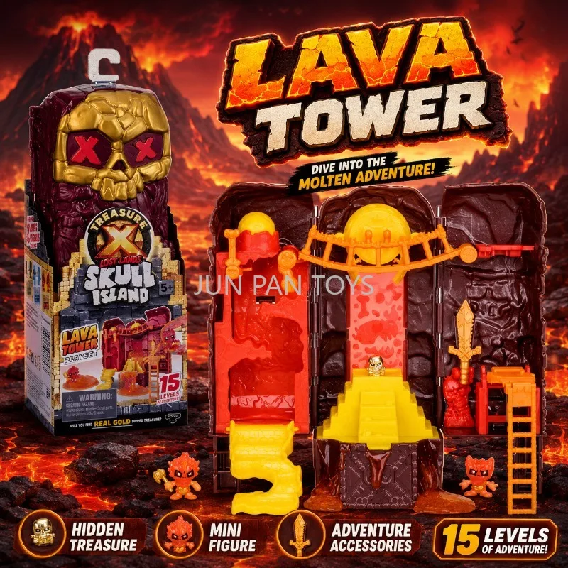 Original Treasure X Lost Lands Skull Island Swamp Lava Frost Tower