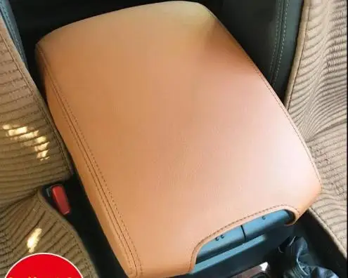 Microfibre Leather Center Armrest Cover  For Toyota  Prado 150 2010  2012 2013 2014 2015 2016  2018 2019 2020 -2021 car interior