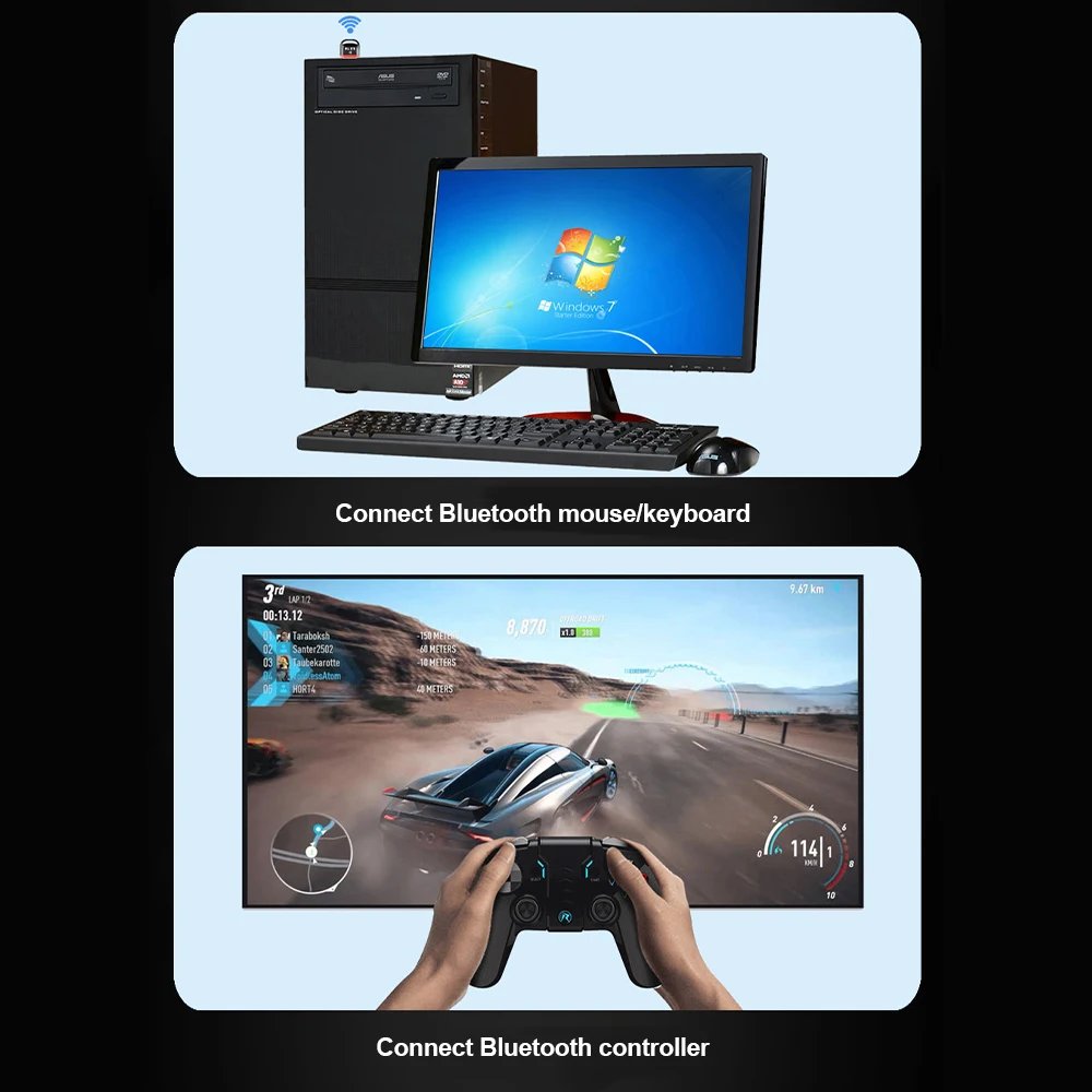 USB Bluetooth 6.0 адаптер передатчик Bluetooth приемник аудио Bluetooth ключ беспроводной USB-адаптер для компьютера ПК ноутбука