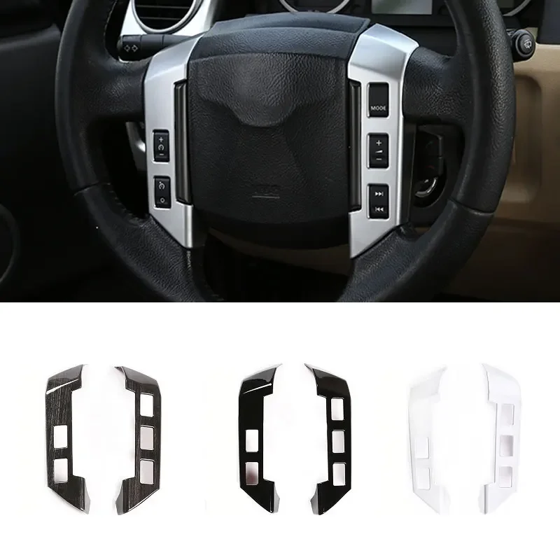 

For Land Rover Discovery 3 LR3 04-09 For Freelander 2 07-12 For Range Rover Sport 05-09 Steering Wheel Button Cover Trim