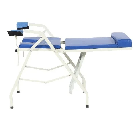 Hospital Clinic Stainless Steel Folding Patient Examination Couch Medical Exam Table Adjustable Examination Bed