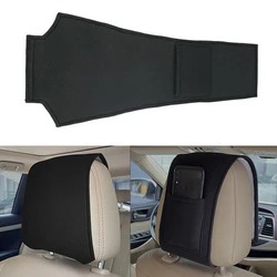 Car Styling Headrest Cover Anti-dirty Seat Pillow Pad with Storage Bag Accessories For maybach Jeep Kia Lada head rest Covers