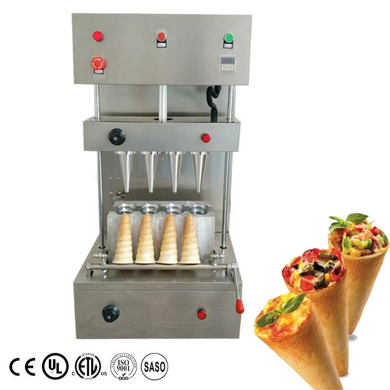 

Factory Supply Automatic 3 Molds 4 Molds Pizza Cone Maker To Make Pizza Cone For Sale For Making Pizza Kono Price