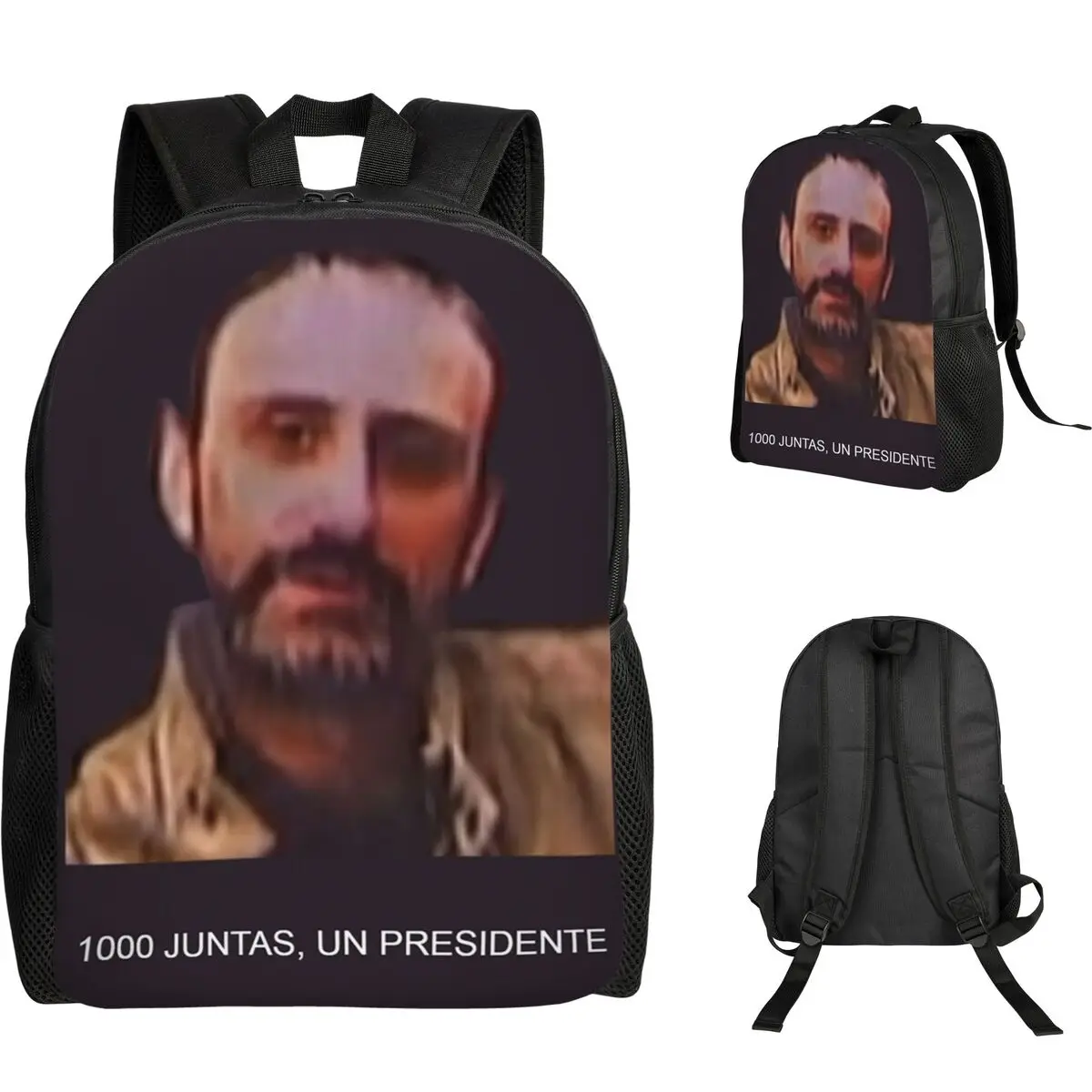 خوان كوستز 1000 لوحة، حقيبة ظهر مدرسية للطلاب، حقيبة ظهر للمشي لمسافات طويلة والسفر، حقيبة كتف عصرية للأولاد والبنات #1