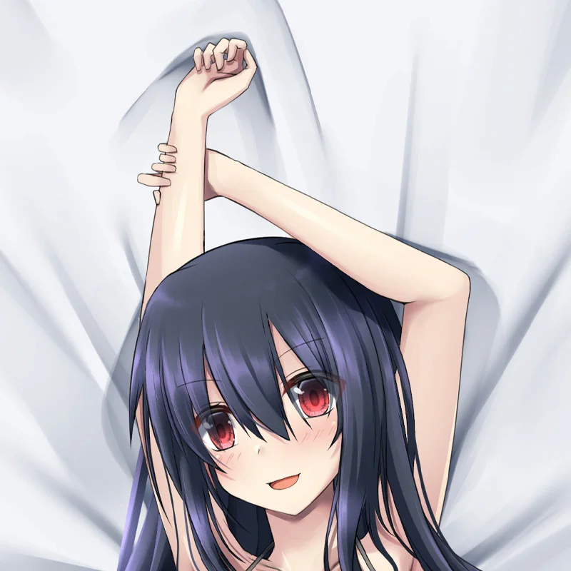 Dakimakura Anime Kurumi Tokisaki Pillow Case Double-sided Print Of Life-size Body Pillowcase Gifts Cushion Cover