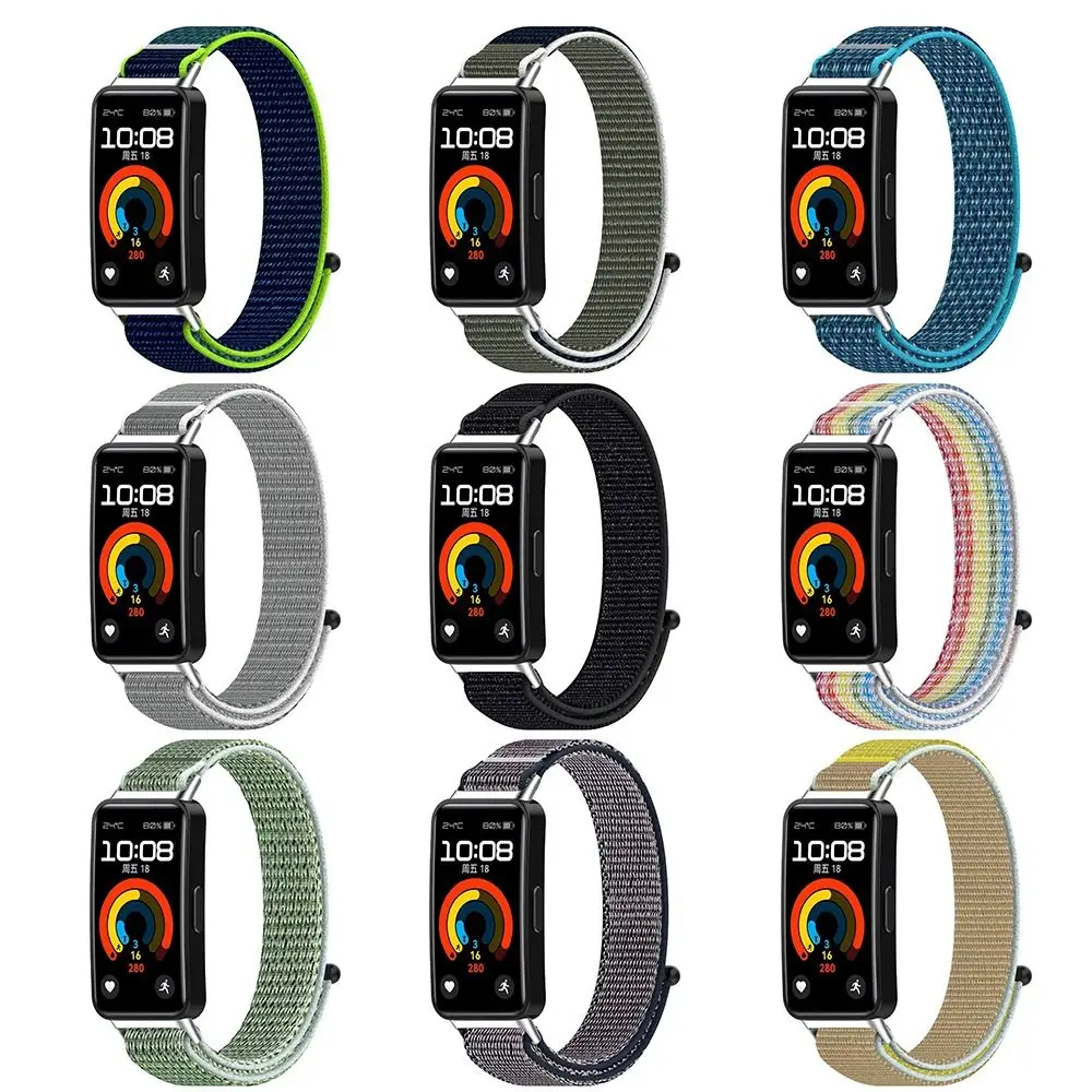 New Nylon Nylon Loop Strap Replacement Adjustable Bracelet Accessories Wristband Watchband for Huawei Band 9/8