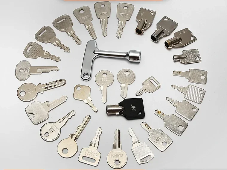 

5pcs Elevator Triangle Key Thyssen Mitsubishi Otis Toshiba Hitachi Base Station Lock Control Box Control Cabinet Key