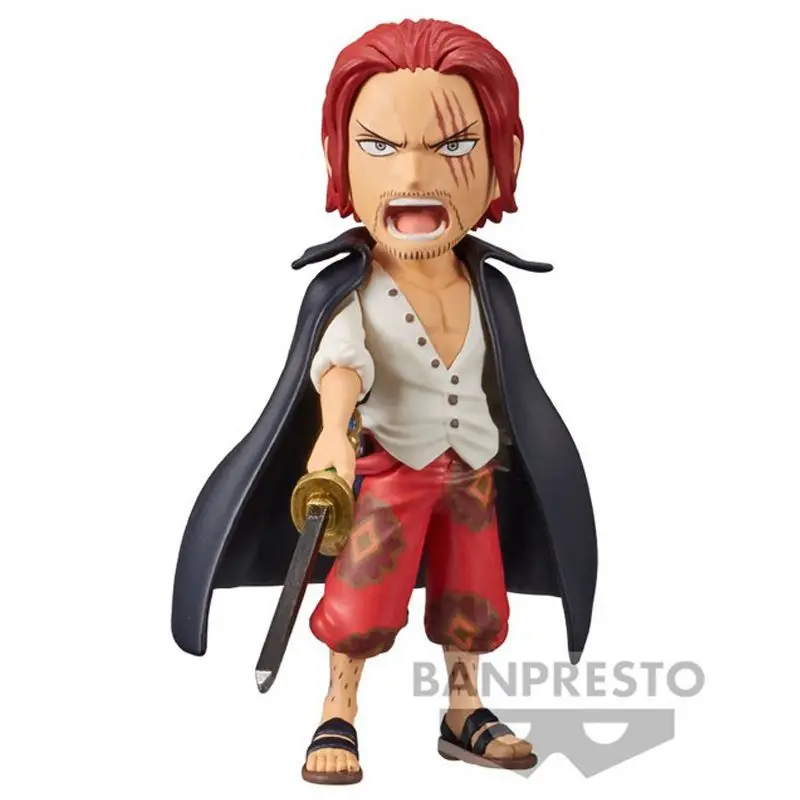 Bandai Genuine Anime One Piece Gashapon Toys WCF RED Theater Version Vol.3 Shanks Bekkuman Yasopp Model Decoration Kids Gifts