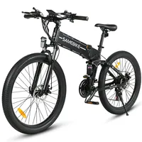 NEW SAMEBIKE  LO26-II-FT-YD Spoke Wheel 48V14Ah Lithium Battery Folding 21-speed Off-road  E-Bike Mountain Electric Bicycle