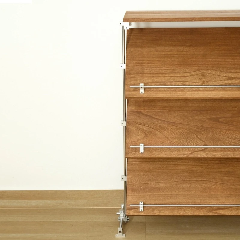 Simple entrance shelves, creative ocean board trapezoidal books and newspapers