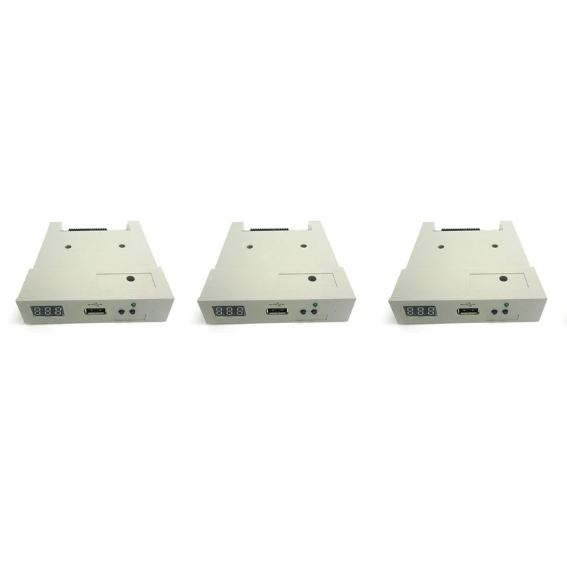 

New-3X SFR1M44 U100 USB Floppy Drive Emulator ABS Machine For Industry Grey
