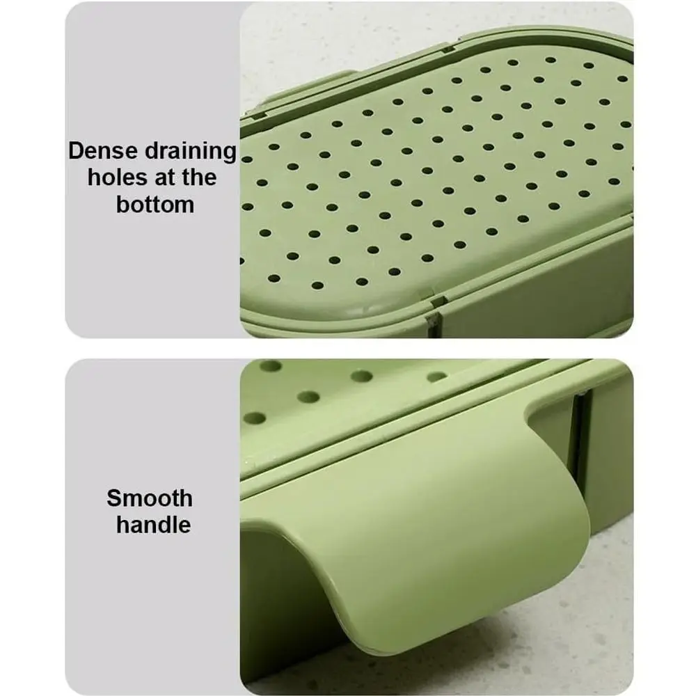 Collapsible Sink Drain Basket Hanging Large Capacity Fruit Washing Basket Anti-clogging Retractable Faucet Storage Draining Rack