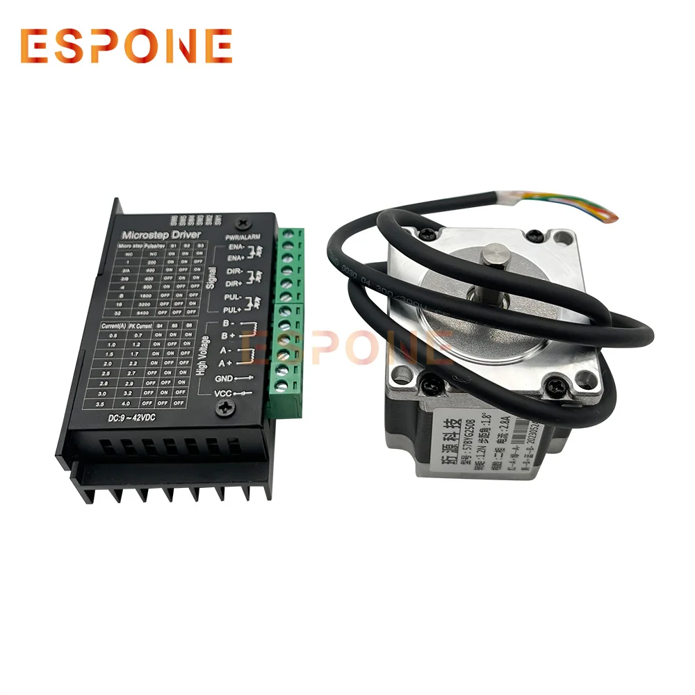 ESPONE printer stepper motor with driver TB6600 for xp600 i3200 print head for Allwin Xuli Human Y axis paper feeding motor