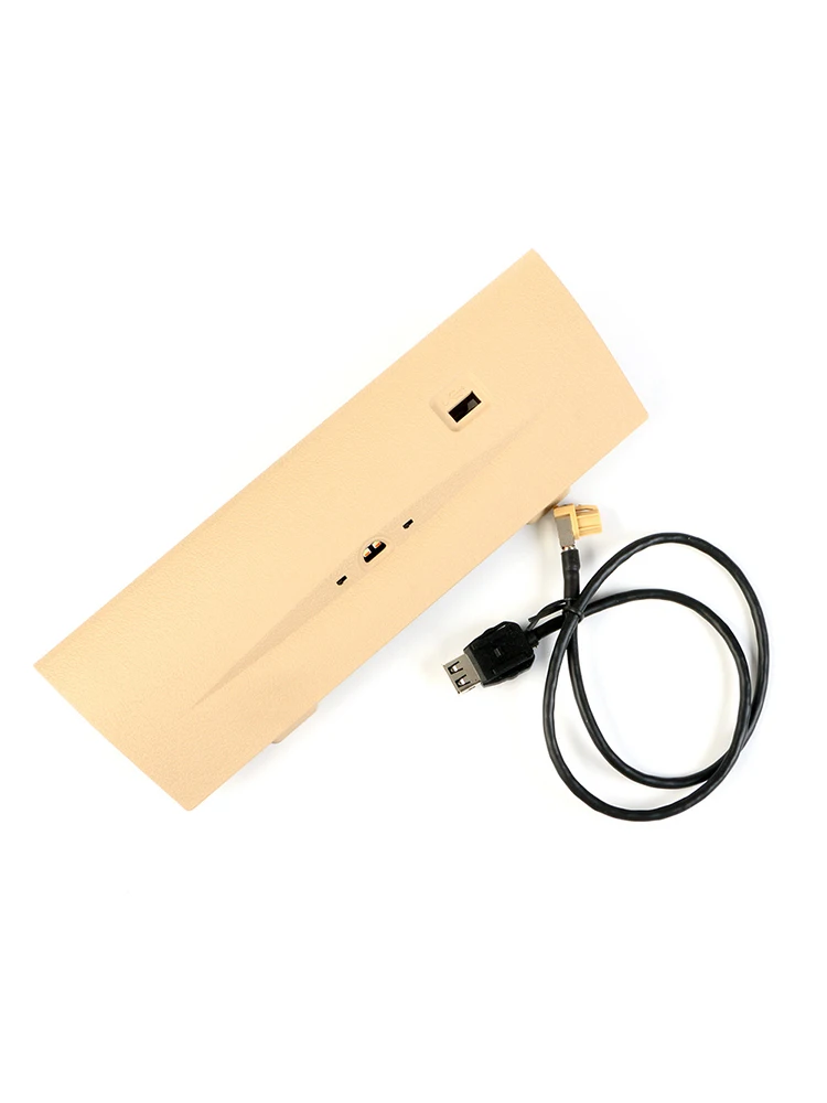Car dual color water cup light with USB expansion panel suitable for BMW 3 Series 4 Series F30F31F32F33F34F35F36 beige